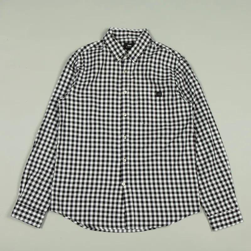 Edwin Standard Shirt Vichy Check - Black/White 